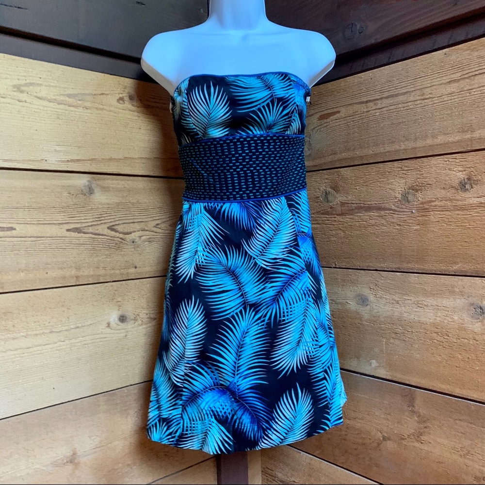 Free People Tropicana Cabana Palm Dress
